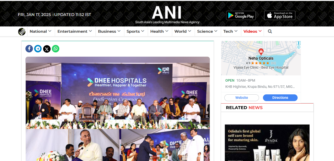 Exciting Grand Launch of DHEE Hospital on Kanakapura Road, Bangalore